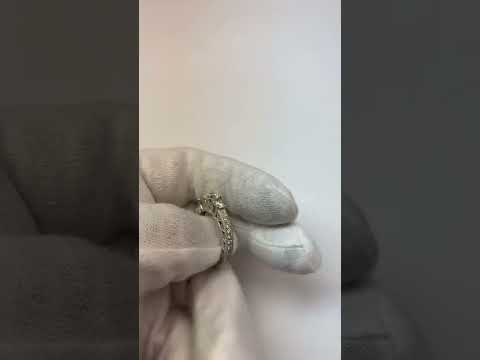  Carat Filigree Antique Style 3 Stone Diamond Engagement Ring
