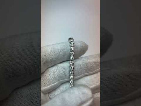 Products Diamond Tennis Bracelet 6 Carats Bezel Set Jewelry F Vs1 Success