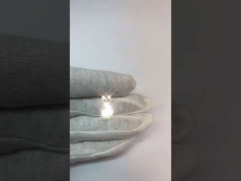 1 Carat Pear Cut Solitaire Diamond Necklace Pendant White Gold 14K