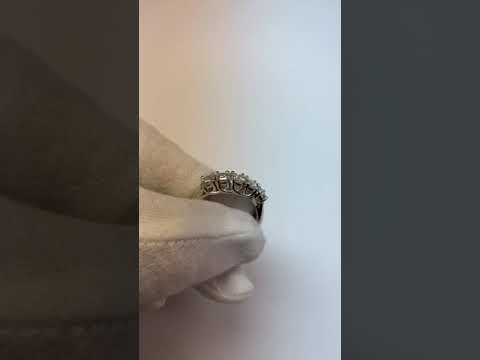 2.50 Carat Five Stone Princess Cut Diamond Ring Solid White Gold New