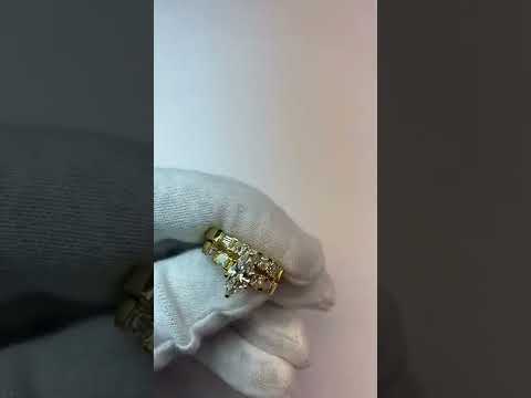 Marquise Cut Diamond Engagement Set 2.75 Carats Ring