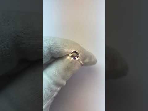 2 Carats Blue Diamond Engagement Ring 6 Prong Gemstone