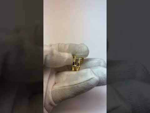 Natural  Princess Cut Diamond Insert Engagement Ring Enhancer Gold 14K 4 Ct
