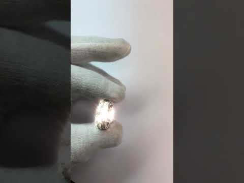 Womans Round Cut Diamond Solitaire Diamond Hoop Earring White Gold Hoop Earrings