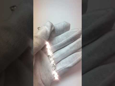 Genuine  14.40 Ct Round Brilliant Cut Diamond Tennis Bracelet White Solid Gold
