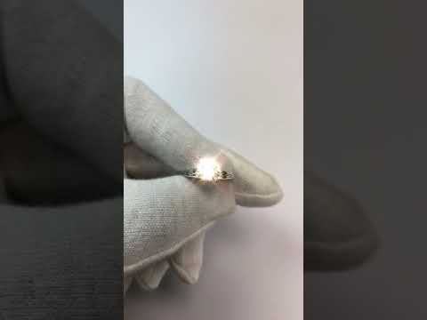  Engagement Ring 1 Carat Filigree White Gold 14K