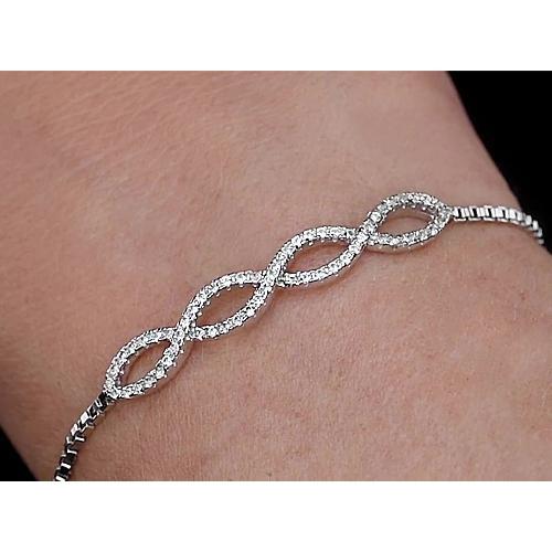 Ladies Diamond Bracelet 4 Carats Jewelry New Tennis Bracelet