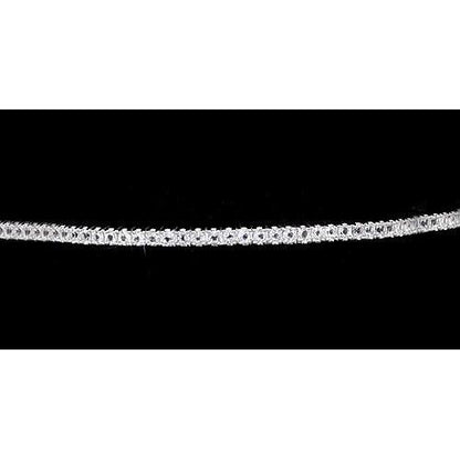 Ladies Diamond Bracelet 5 Carats F Vs1 White Gold Jewelry Tennis Bracelet
