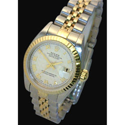 Ladies Rolex Datejust Watch Oyster Solid Gold & Stainless Steel