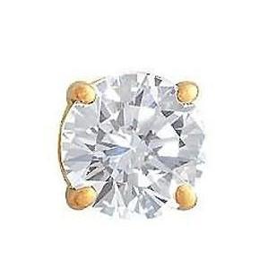 Men'S Jewelry Single Earring 1 Ct. Diamond Stud Earring Single Stud