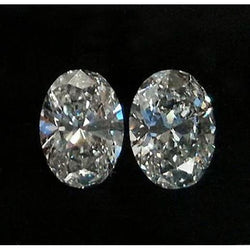 Oval Cut Loose Diamond 2.02 Carats G Vs1 Loose Diamond Pair