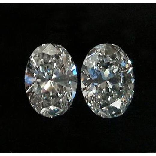 Oval Cut Loose Diamond 2.02 Carats G Vs1 Loose Diamond Pair Diamond