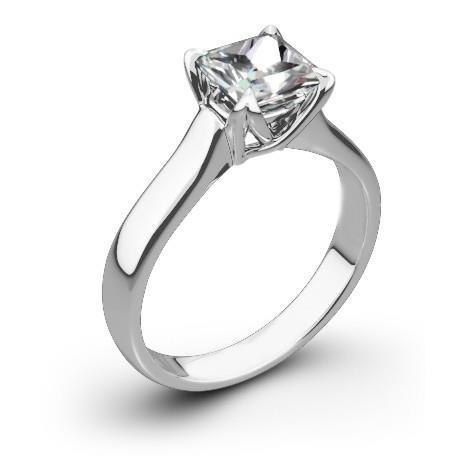 New High Quality Wedding Solitaire White Gold Diamond Anniversary Ring 