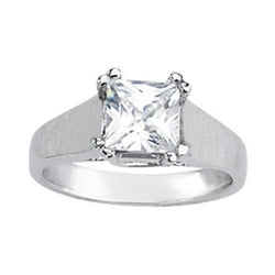 Princess Diamond Solitaire Engagement Ring 2 Carats
