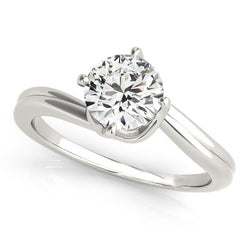 2.75 Carat Solitaire Diamond Engagement Ring White Gold