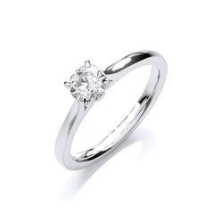 Sparkling 1.50 Carats Round Diamond Engagement Ring