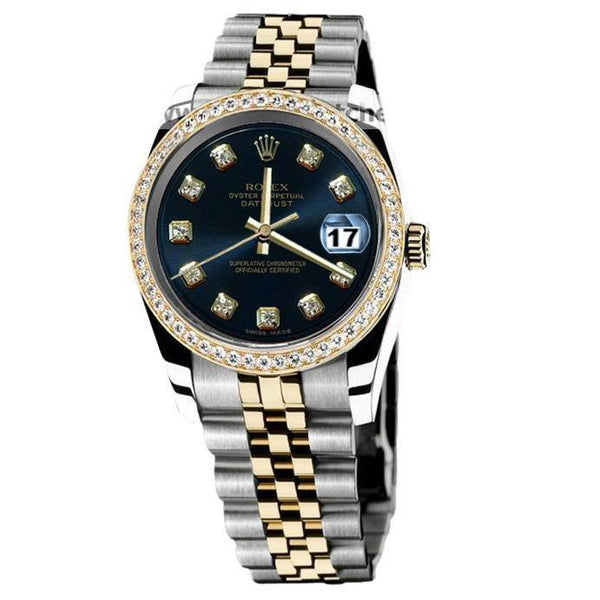 Rolex datejust two tone clearance diamond bezel