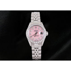 Rolex Datejust Watch Ss Jubilee Bracelet Diamond Dial Bezel Women