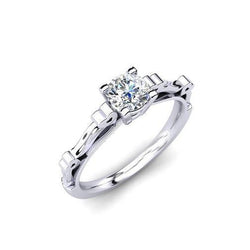 Round Brilliant Cut 1.60 Ct Gorgeous Natural Earth Mined Diamond Engagement Ring