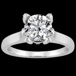 Round Brilliant Diamond Solitaire Ring 2.50 Cts.