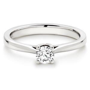 Lady’s Elegant Round Cut Diamond New Engagement Ring White Gold Solitaire Ring