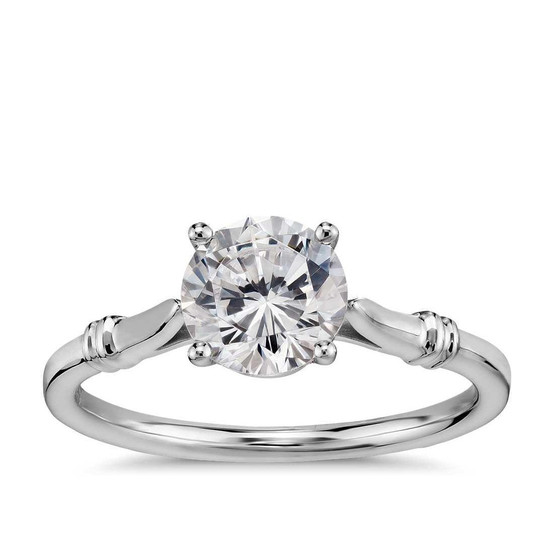 Round Cut Sparkling 3 Ct Diamond Engagement Solitaire Ring White Gold Solitaire Ring