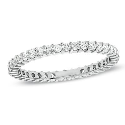 Round Diamond Wedding Band Ring White Gold Jewelry 4.80 Ct. Eternity Band