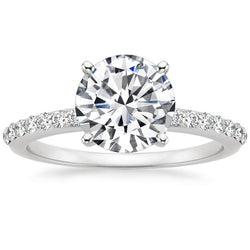 Diamond Anniversary Ring 3.50 Carats White Gold 14K Jewelry New