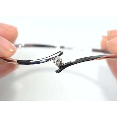 Single Diamond Bangle 0.75 Carats Ladies Jewelry New Bangle