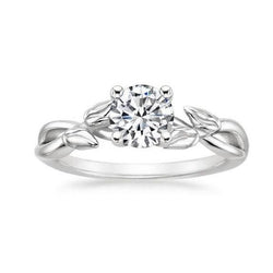 Solitaire Brilliant Cut 1.60 Ct Diamond Engagement Ring White Gold 14K