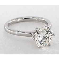 Solitaire Diamond Engagement Ring 2 Carats
