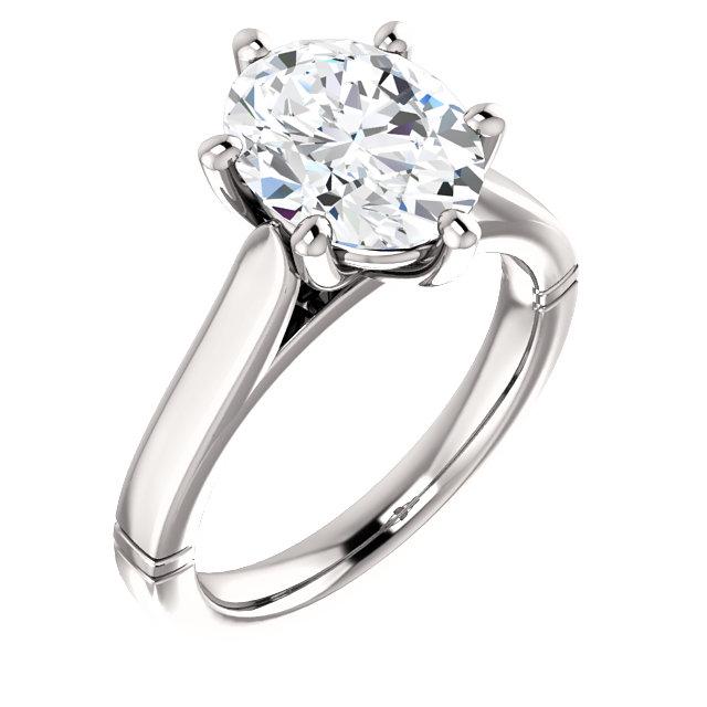   Women Jewelry Sparkling Unique Solitaire White Gold Diamond Anniversary Ring