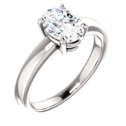Solitaire Diamond Ring 3.50 Carats Prong Setting Jewelry