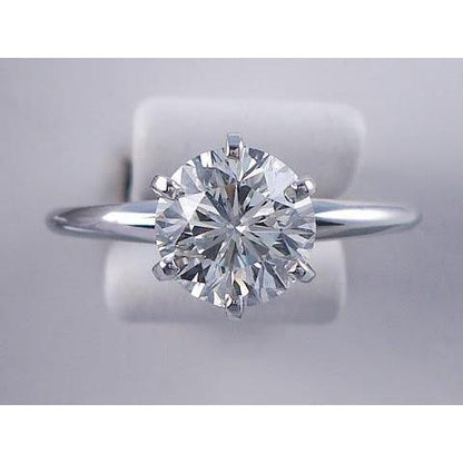 New Style  Lady’s Fancy Wedding Engagement White Gold Diamond Solitaire Ring 