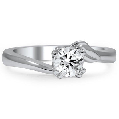 Round Cut Diamond Wedding Solitaire Ring