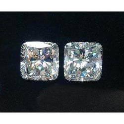 Sparkling 2.02 Carats Cushion Loose Diamond Pair