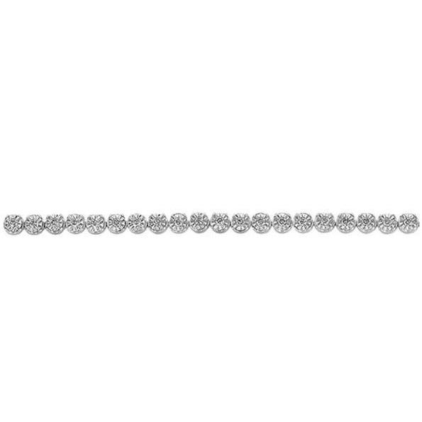 Sparkling 5 Ct. Round Cut Diamonds Ladies Tennis Bracelet White Gold Tennis Bracelet