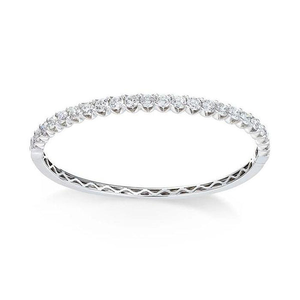 Sparkling Round Cut Diamond 5.00 Carats Tennis Bracelet 14K White Gold Tennis Bracelet