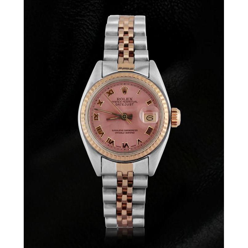 Ss& Gold Jubilee Roman Dial Rolex Datejust Lady Watch Fluted Bezel Rolex