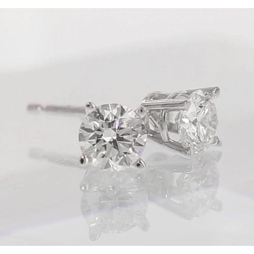 Stud Diamond Earrings 2 Carats Stud Earrings