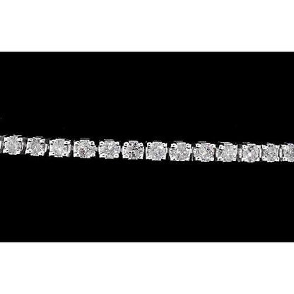 Tennis Bracelet Diamond 8 Carats Prong Set Women White Gold Jewelry 14K Tennis Bracelet