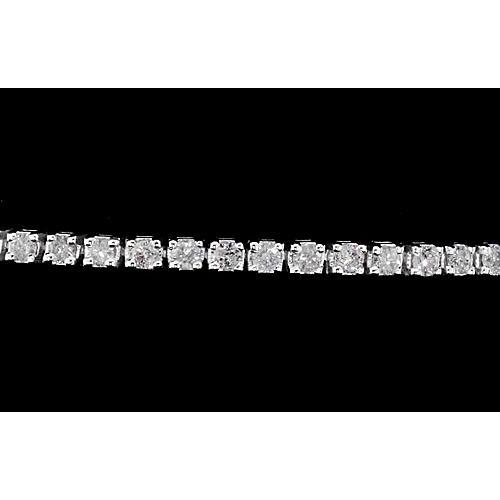 Tennis Bracelet Diamond 8 Carats Prong Set Women White Gold Jewelry 14K Tennis Bracelet