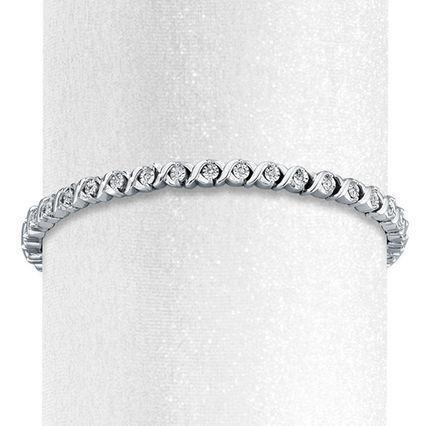 Tennis Bracelet Solid White Gold Fine Jewelry New 5 Carats Round Cut Diamonds Tennis Bracelet