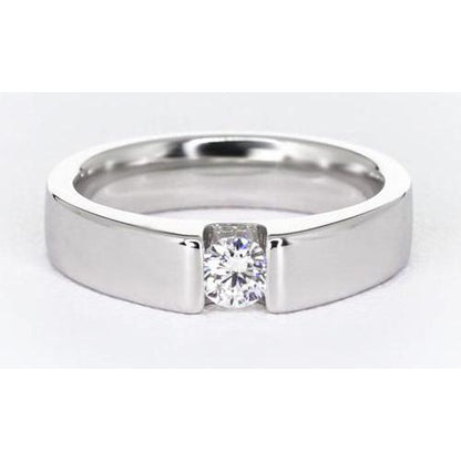 Tension Set Diamond Men'S Ring Mens Ring