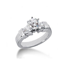 Three Stone Style 2.31 Carat Diamonds Anniversary Ring White Gold New