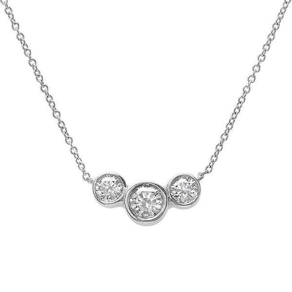 Herkimer Diamond Quartz Mixed Metal Dainty Necklace– Doolittle
