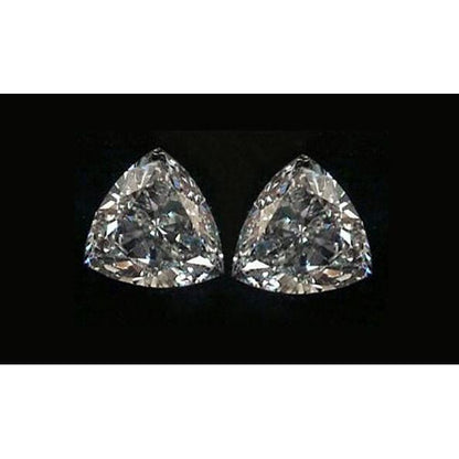 Trilliant Triangle Cut Diamonds Matching Pair 1 Carats G Si Loose Diamond Diamond