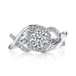 Natural  Gorgeous Diamond Anniversary Fancy Ring 3.60 Carats White Gold 14K