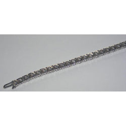 White Gold 9.50 Carat Round Lab Grown Diamonds Tennis Bracelet New