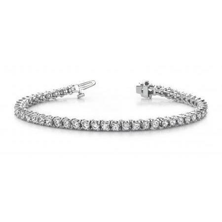 Women Sparkling 8.50 Carats Round Diamonds Lady Tennis Bracelet Tennis Bracelet